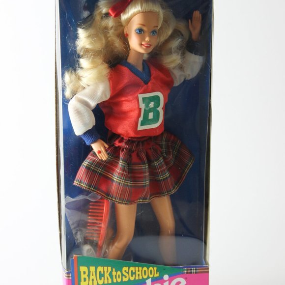 NWB 1992 Back To School Limited Edition Barbie - Picture 2 of 8